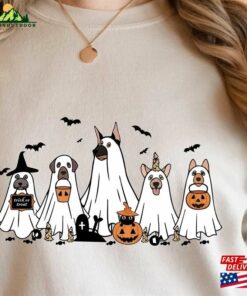 Ghost Dog Halloween Sweatshirt Sweater 2023 Happy Classic Ghost Dog Halloween Sweatshirt Sweater 2023 Happy Classic