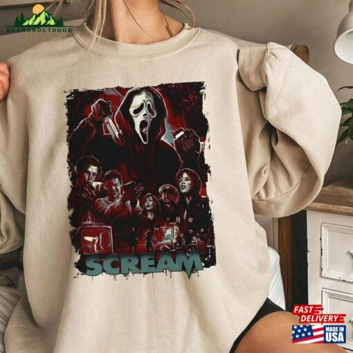 Ghost Halloween Fall Autumn Horror Spooky Season Costume T-Shirt Sweatshirt