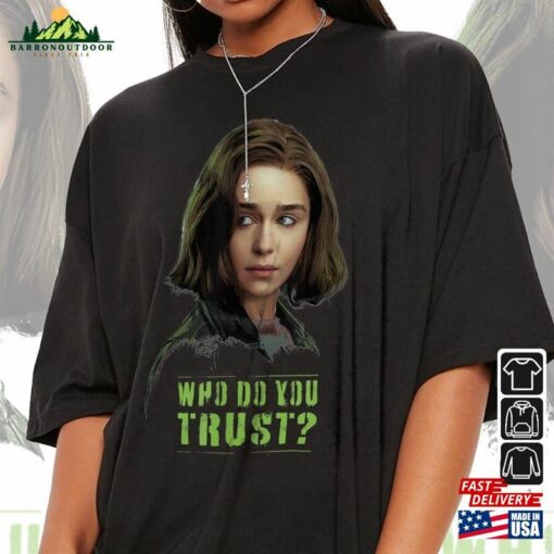 G’iah Who Do You Trust Movie Shirt Secret Invasion 2023 Tv Series Vintage 90S Y2k Classic Sweatshirt