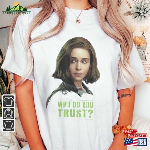 G’iah Who Do You Trust Movie Shirt Secret Invasion 2023 Tv Series Vintage 90S Y2k Classic Sweatshirt