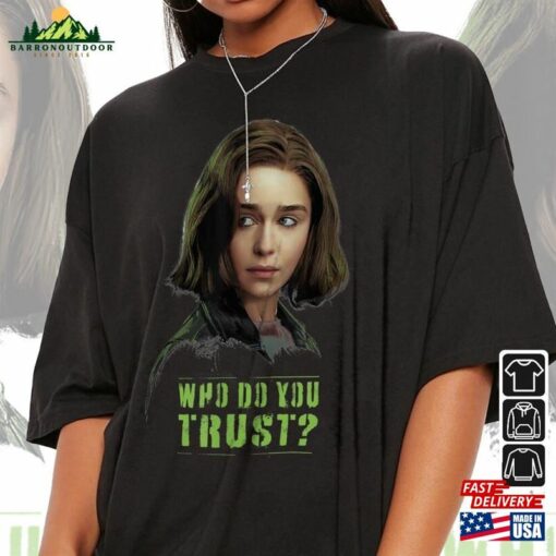 G’iah Who Do You Trust Movie Shirt Secret Invasion 2023 Tv Series Vintage 90S Y2k Unisex Sweatshirt
