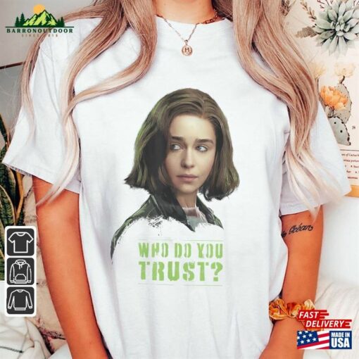 G’iah Who Do You Trust Movie Shirt Secret Invasion 2023 Tv Series Vintage 90S Y2k Unisex Sweatshirt