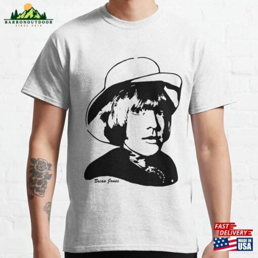 Gifts Of Brian Jones The 60 Amp’s Rock Icon For You In 2023 From Monofaces Classic T-Shirt Hoodie Unisex