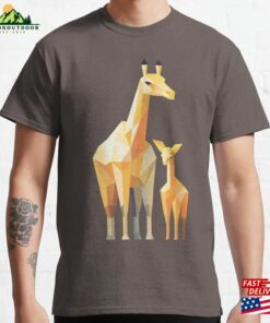 Giraffe Mom And Babe Classic T-Shirt Hoodie Sweatshirt Giraffe Mom And Babe Classic T-Shirt Hoodie Sweatshirt
