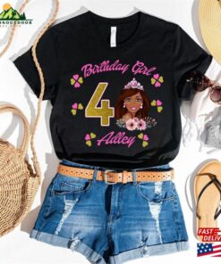 Girl Birthday Personalized Shirt Custom Blonde T Shirt Unisex 3