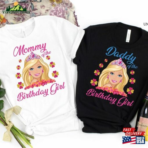 Girl Birthday Shirt Family T-Shirt Personalized Hoodie Sweatshirt