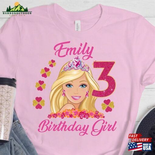 Girl Birthday Shirt Family T-Shirt Personalized Hoodie Sweatshirt