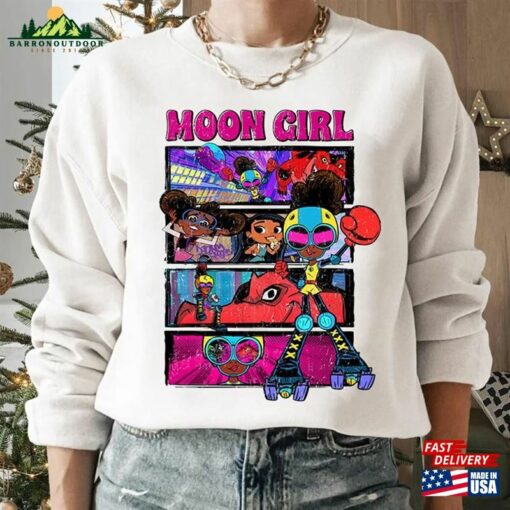 Girl Dinosaur Shirt Moon And Devil Hoodie Classic