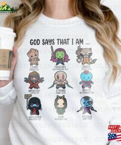 God Says That I Am Guardians Of The Galaxy Characters Shirt Disney Family Vacation Classic Unisex God Says That I Am Guardians Of The Galaxy Characters Shirt Disney Family Vacation Classic Unisex