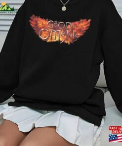 Good Omens Movie Comic Shirt Aziraphale 2023 Retro Graphic Tee Unisex For Fan Hoodie Good Omens Movie Comic Shirt Aziraphale 2023 Retro Graphic Tee Unisex For Fan Hoodie
