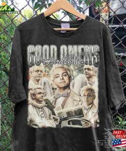 Good Omens Movie Shirt Aziraphale 90S Y2k Vintage Retro Style Sweatshirt T-Shirt Good Omens Movie Shirt Aziraphale 90S Y2k Vintage Retro Style Sweatshirt T-Shirt