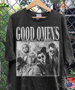 Good Omens Movie Shirt Crowley 90S Y2k Vintage Retro Style Sweatshirt Unisex Hoodie Good Omens Movie Shirt Crowley 90S Y2k Vintage Retro Style Sweatshirt Unisex Hoodie