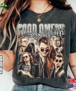 Good Omens Movie Shirt Crowley Vintage 90S Y2k Retro Style Sweatshirt T-Shirt Classic 2 Good Omens Movie Shirt Crowley Vintage 90S Y2k Retro Style Sweatshirt T Shirt Classic 3