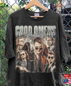 Good Omens Movie Shirt Crowley Vintage 90S Y2k Retro Style Sweatshirt Unisex Classic Good Omens Movie Shirt Crowley Vintage 90S Y2k Retro Style Sweatshirt Unisex Classic