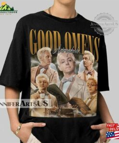 Good Omens Vintage Shirt Aziraphale Crowley 90S Sweater T-Shirt Hoodie 3 Good Omens Vintage Shirt Aziraphale Crowley 90S Sweater T Shirt Hoodie 4