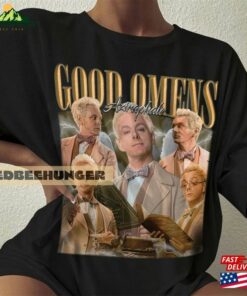 Good Omens Vintage Shirt Aziraphale Crowley 90S Sweater Unisex Sweatshirt 2 Good Omens Vintage Shirt Aziraphale Crowley 90S Sweater Unisex Sweatshirt 3
