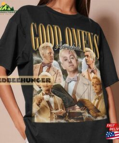 Good Omens Vintage Shirt Aziraphale Crowley 90S Sweater Unisex Sweatshirt 3 Good Omens Vintage Shirt Aziraphale Crowley 90S Sweater Unisex Sweatshirt 4