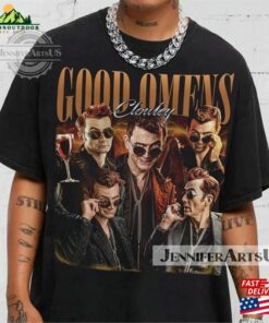 Good Omens Vintage Shirt Crowley 90S Sweater Classic Hoodie Good Omens Vintage Shirt Crowley 90S Sweater Classic Hoodie