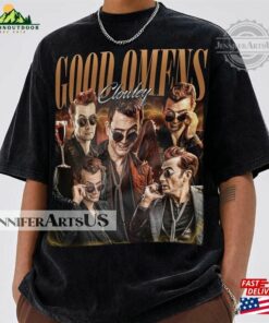 Good Omens Vintage Shirt Crowley 90S Sweater Classic Hoodie Good Omens Vintage Shirt Crowley 90S Sweater Classic Hoodie
