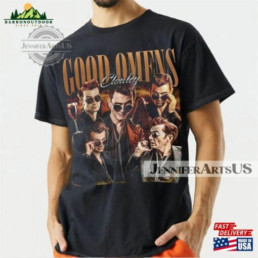 Good Omens Vintage Shirt Crowley 90S Sweater Classic Hoodie