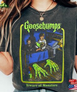 Goose Bumps Nightmare Halloween Beware Of Monster T-Shirt Goosebump Classic Hoodie