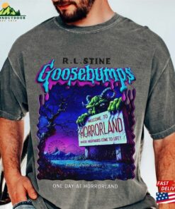 Goose Bumps One Day At Horrorland Classic R L S T-Shirt Goosebump Halloween Unisex Hoodie