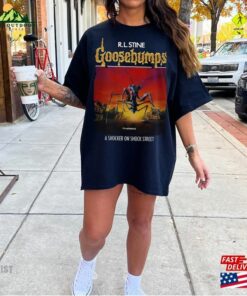Goosebumps A Shocker On Shock Street R L Stine T-Shirt Goose Bumps Goosebump Halloween Shirt Sweatshirt Unisex Goosebumps A Shocker On Shock Street R L Stine T-Shirt Goose Bumps Goosebump Halloween Shirt Sweatshirt Unisex