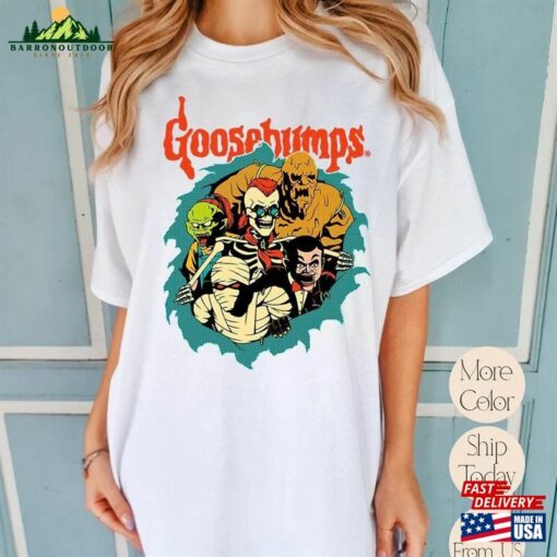 Goosebumps Horror Land T-Shirt Halloween 2023 Gift Movie For Her Hoodie Unisex