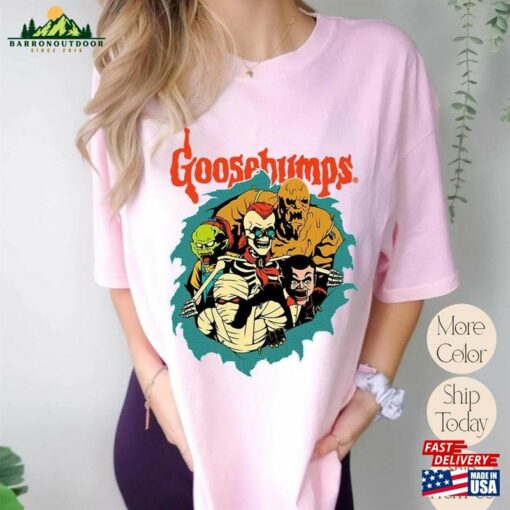 Goosebumps Horror Land T-Shirt Halloween 2023 Gift Movie For Her Hoodie Unisex