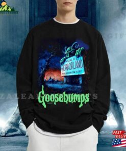 Goosebumps Horrorland Sweatshirt T-Shirt Crewneck Halloween 2023 Gift Classic