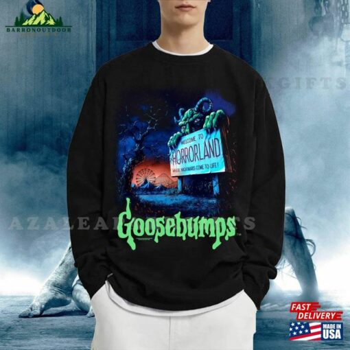 Goosebumps Horrorland Sweatshirt T-Shirt Crewneck Halloween 2023 Gift Classic