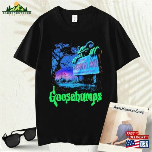 Goosebumps Horrorland T-Shirt Halloween Sweatshirt 2023 Gift Unisex