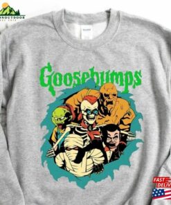Goosebumps Horrorland T Shirt Sweatshirt Halloween Horror Movie Gift For Her Hoodie Classic 4
