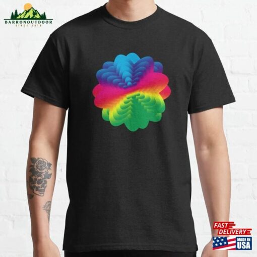 Gradient Flower Classic T-Shirt Sweatshirt