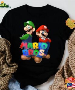 Graphic Mario Bros Unisex Shirt The Super Movie Fan Classic Graphic Mario Bros Unisex Shirt The Super Movie Fan Classic