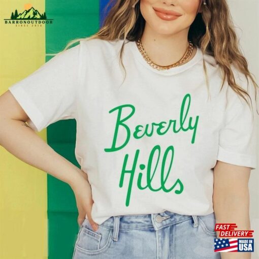 Green Beverly Hills Unisex T Shirts 80 Classic Hoodie