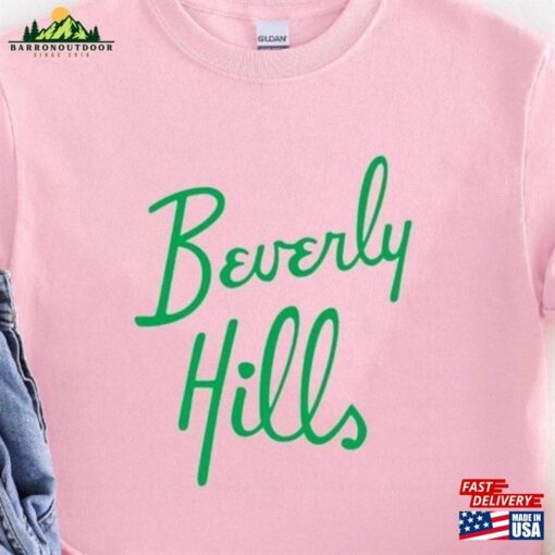 Green Beverly Hills Unisex T Shirts 80 Classic Hoodie