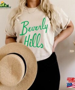 Green Beverly Hills Unisex T Shirts 80 Classic Hoodie 3