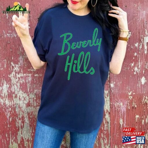 Green Beverly Hills Unisex T Shirts 80 Classic Hoodie