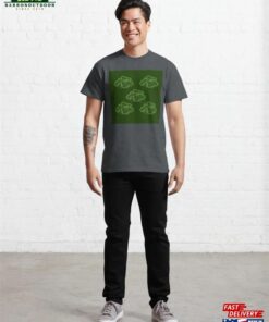 Green Coral Design Hawaii Pattern Classic T-Shirt Hoodie Sweatshirt 2 Green Coral Design Hawaii Pattern Classic T Shirt Hoodie Sweatshirt 3