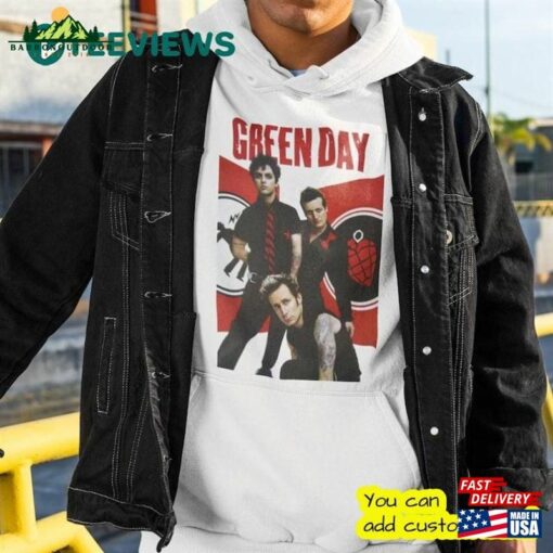 Green Day 2023 Tour Limited Edition T-Shirt Rock Band Concert Tee Hoodie Unisex