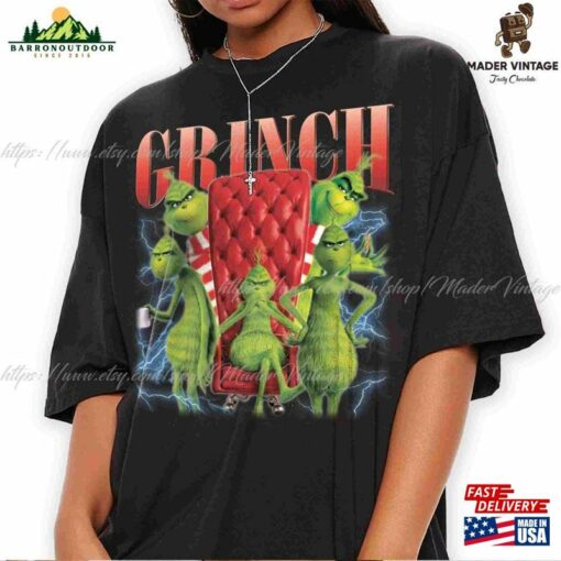 Grinch Christmas Sweatshirt Face Shirt Day Program Hoodie