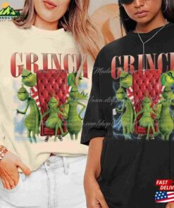 Grinch Christmas Sweatshirt Face Shirt Day Program Hoodie