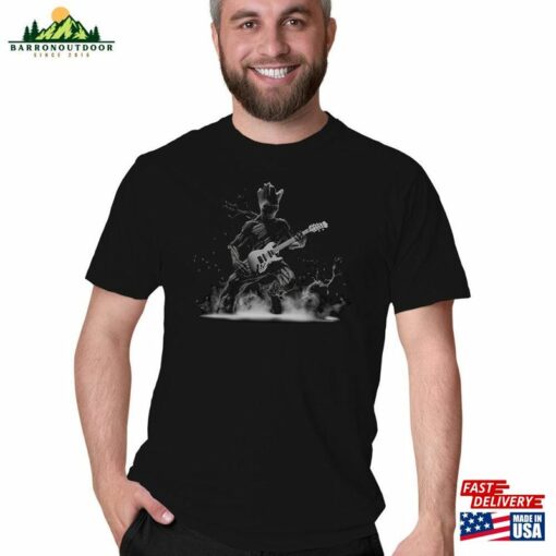 Groot Heavy Metal Shirt Unisex Graphic Tee Movie Hoodie T-Shirt