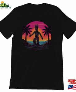 Groot Retrowave Shirt Unisex Graphic Tee Movie Sweatshirt Hoodie 2 Groot Retrowave Shirt Unisex Graphic Tee Movie Sweatshirt Hoodie 3