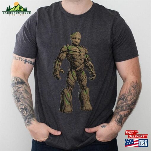 Groot Shirt Hero Pose Guardians Of The Galaxy Vol 3 Classic Sweatshirt