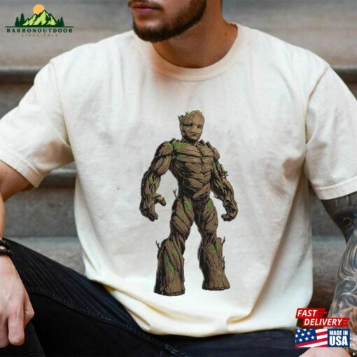 Groot Shirt Hero Pose Guardians Of The Galaxy Vol 3 Classic Sweatshirt