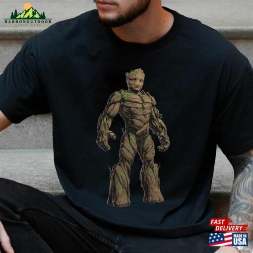 Groot Shirt Hero Pose Guardians Of The Galaxy Vol 3 Classic Sweatshirt