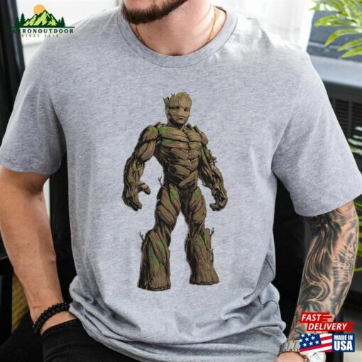 Groot Shirt Hero Pose Guardians Of The Galaxy Vol 3 Classic Sweatshirt