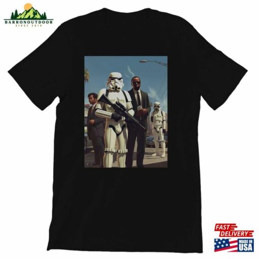 Gta Style Trooper Shirt Unisex Graphic Tee Movie T-Shirt Hoodie